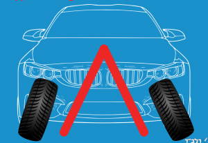 שפיעה שלילית (Negative Camber) - לא תקין